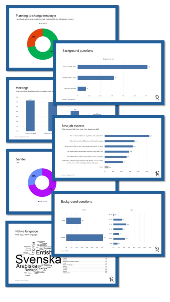 Percentages report report template