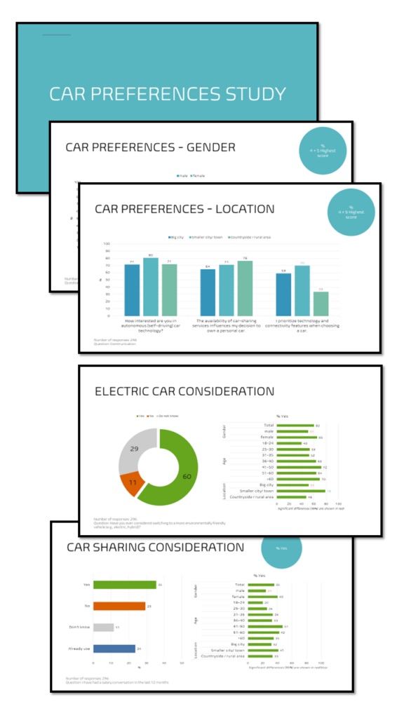 Segment comparisons report template